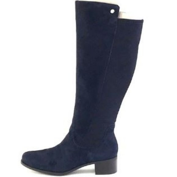 Marc Fisher Incept Wide Calf Suede Tall Shaft Boot - Picture 3 of 8